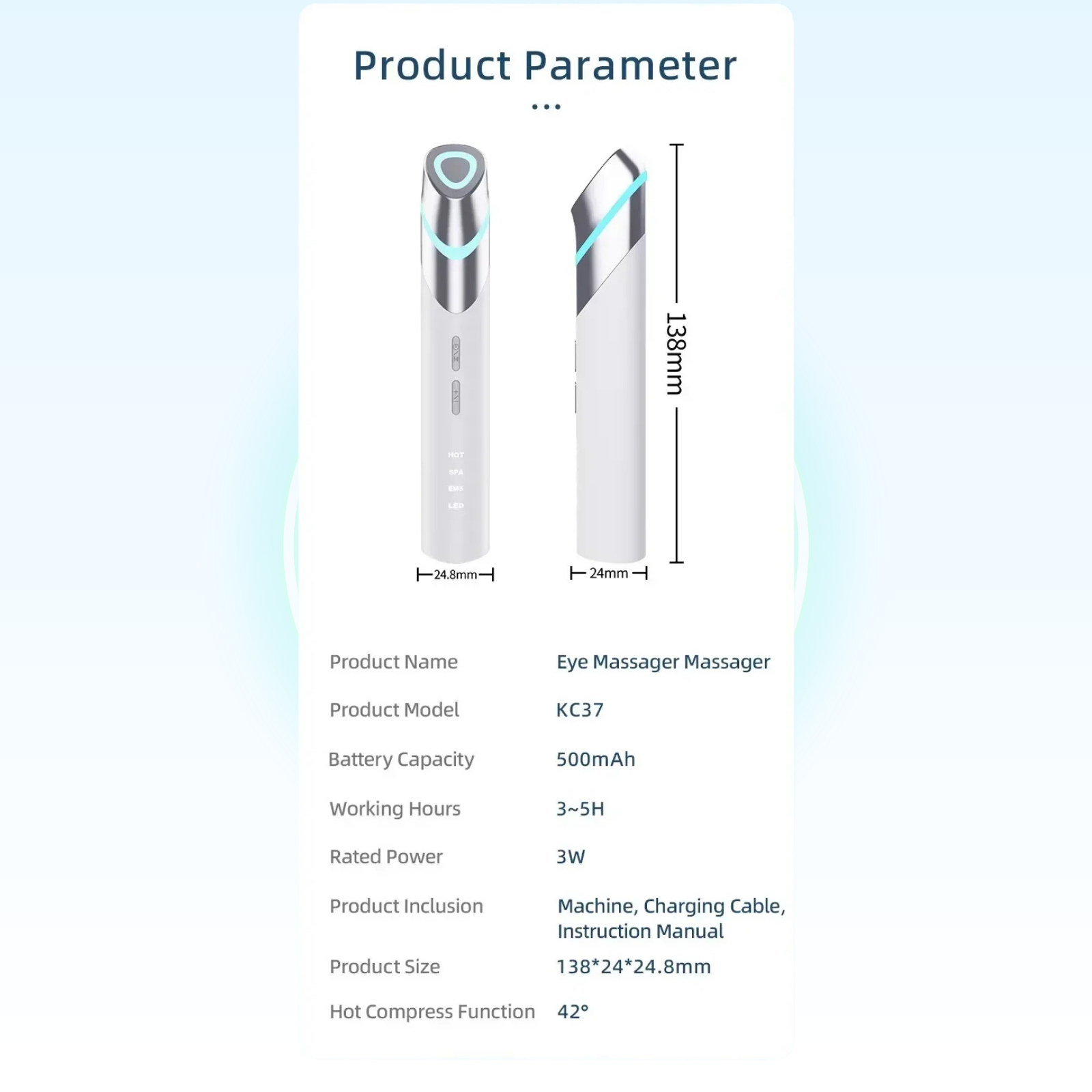 Microcurrent Eye Lifting Pen